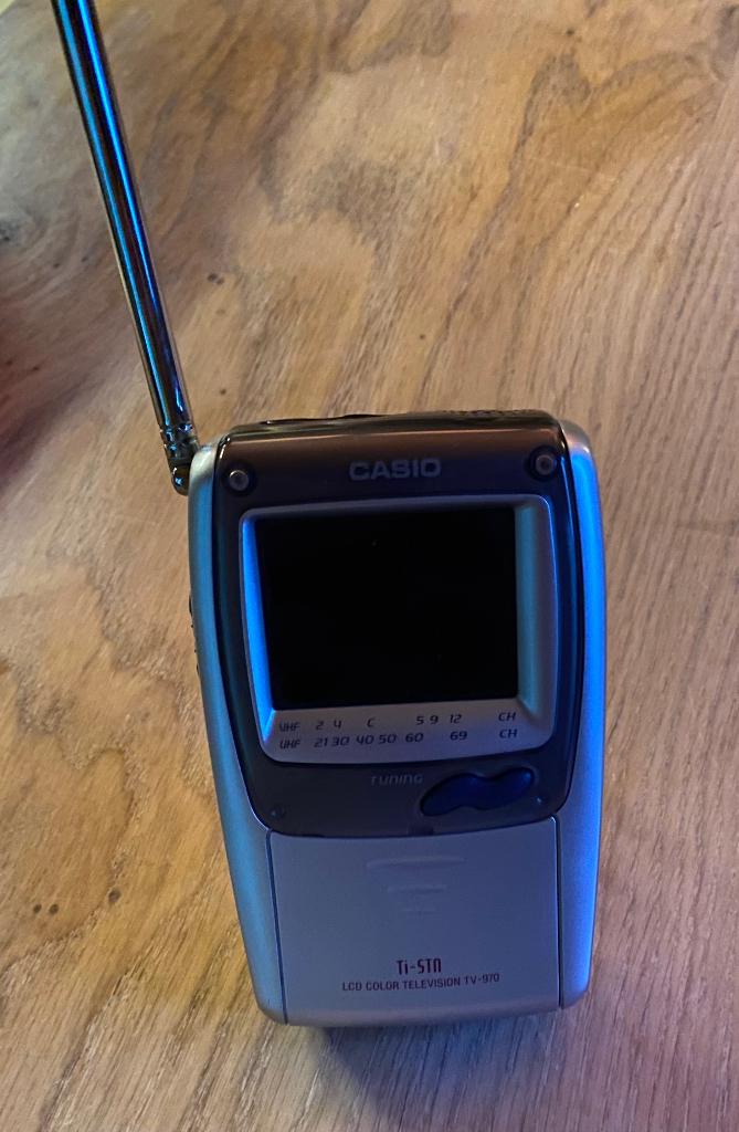 CASIO TV  Pocket TV van Casio Ti-STN, Overige merken, 50 Hz, LCD, Ophalen of Verzenden