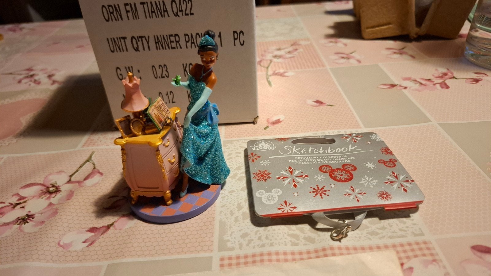 Disney Princess and the Frog Tiana in blue dress ornament, Ophalen of Verzenden, Zo goed als nieuw