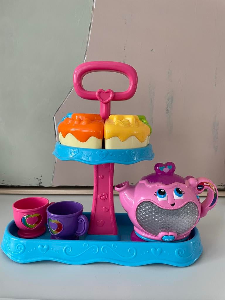 Vtech theeservies, interactief speelgoed theeset, Ophalen, Gebruikt, Meisje