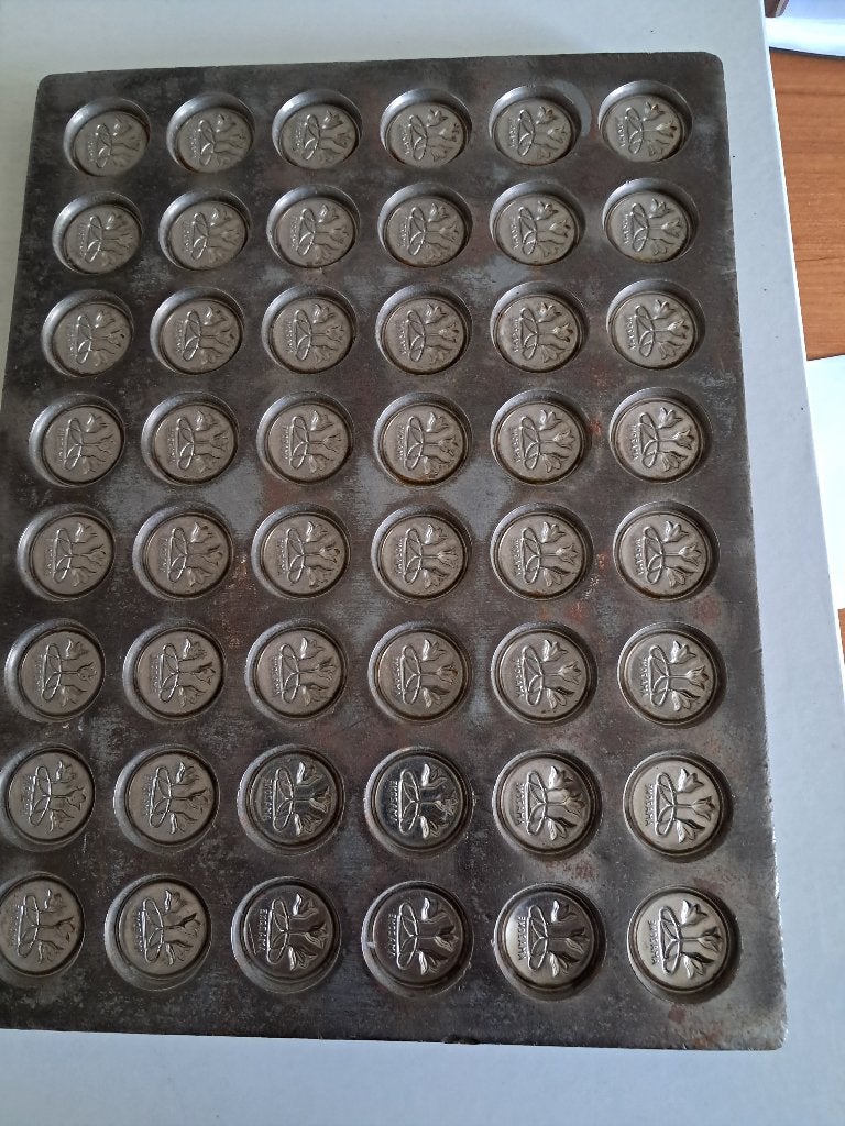 Chocolademal chocoladevorm bloem printje, Ophalen of Verzenden