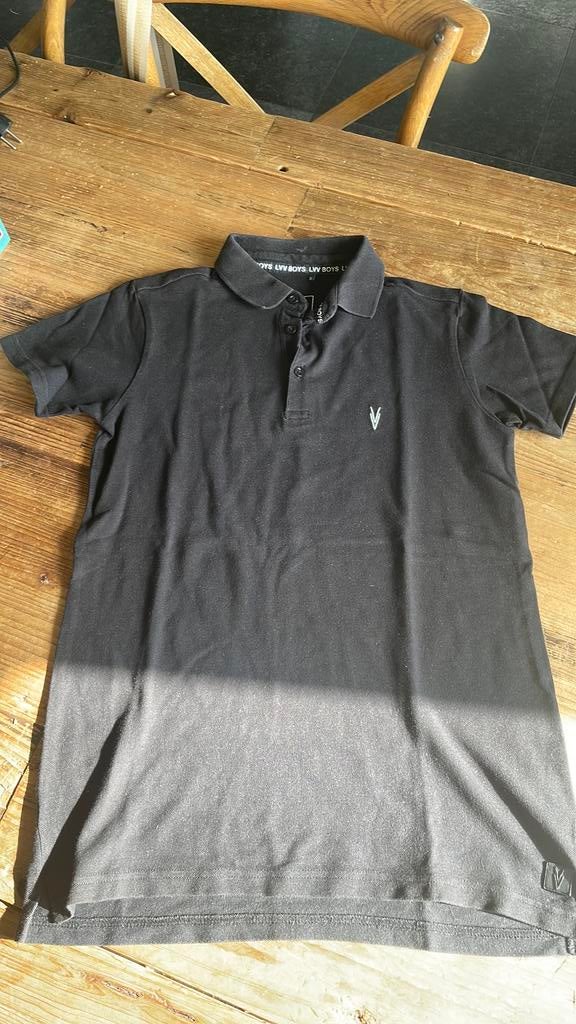 Levis zwarte jongens polo maat 176, Ophalen of Verzenden, Zo goed als nieuw, Jongen, Shirt of Longsleeve