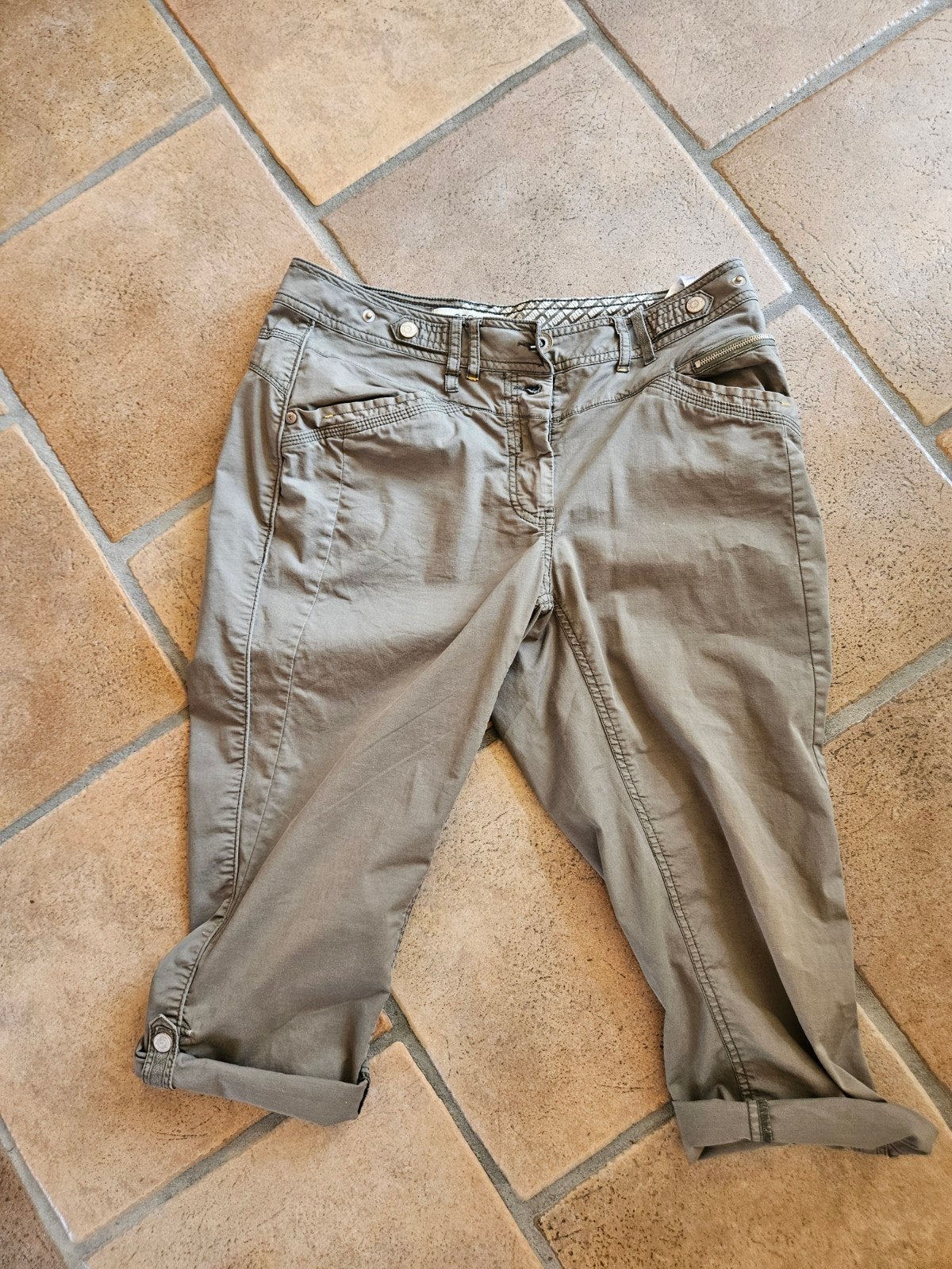 Cecil 3/4 broek groen maat 29, Cecil, Ophalen of Verzenden
