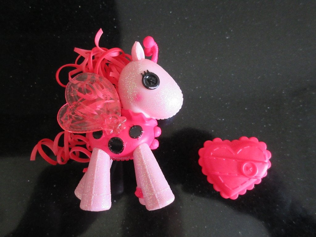 3 Lalaloopsy pony's met vleugels en accessoire, Kinderen en Baby's, Ophalen of Verzenden, Zo goed als nieuw, Paard