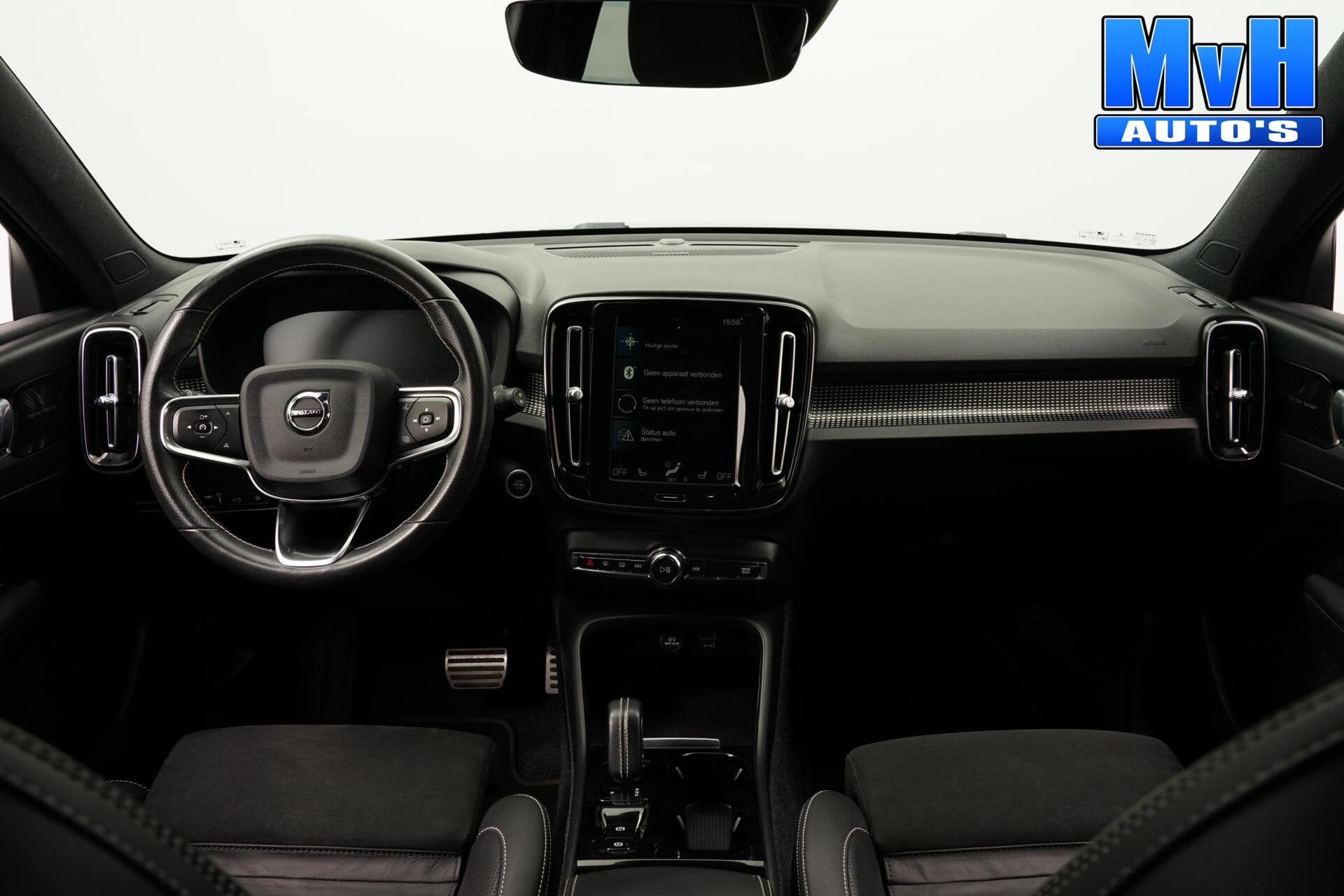 Volvo XC40 1.5 T5 PHEV R-Design|H/K|STUUR.STOELVW|CAM|SOH86%, Zwart, Plug-in hybride, Bedrijf, Hybride Elektrisch/Benzine