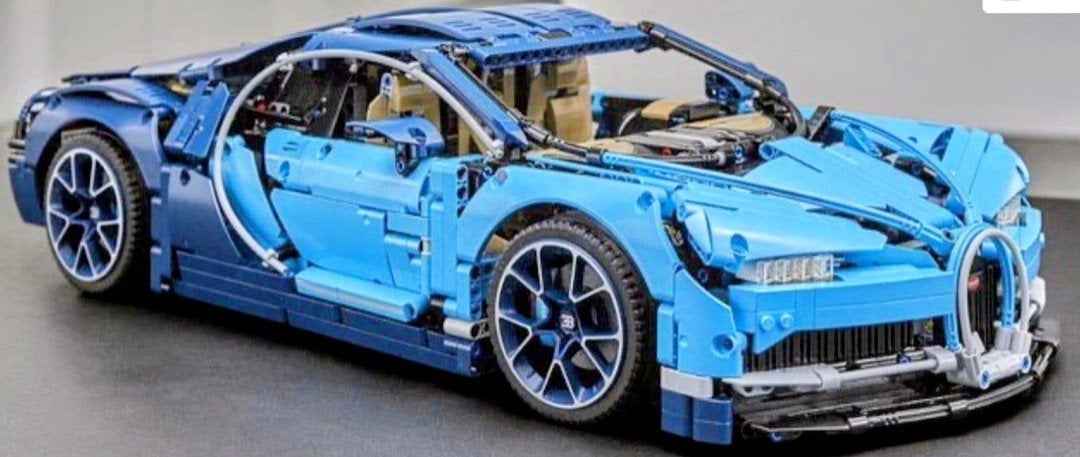 Technic Bugatti Chiron van king technician, Ophalen of Verzenden, Zo goed als nieuw