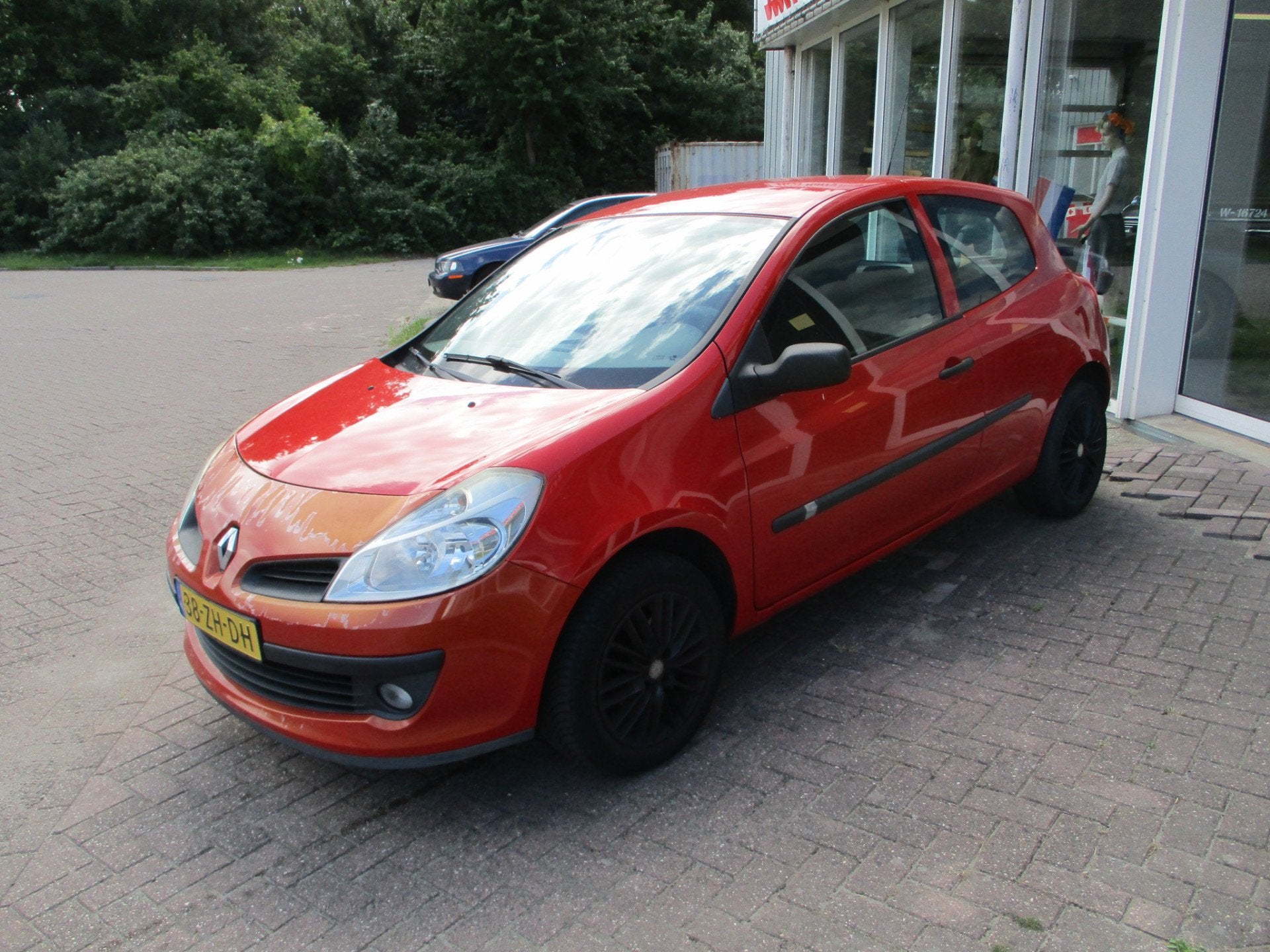 Renault Clio 1.2-16V Special Line (bj 2008), Auto's, Voorwielaandrijving, Gebruikt, Zwart, 4 cilinders