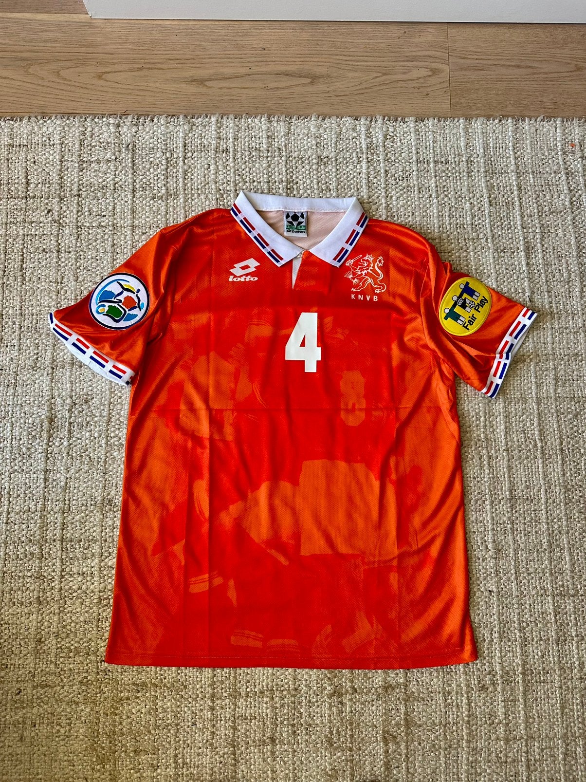 NEDERLANDS ELFTAL SHIRT SEEDORF #4 1996, Verzamelen, Ophalen of Verzenden, Zo goed als nieuw, Overige binnenlandse clubs, Shirt