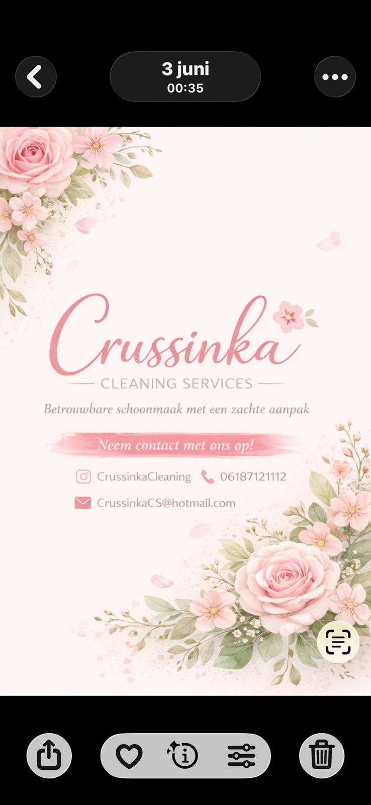 Crussinka cleaning service, Vacatures