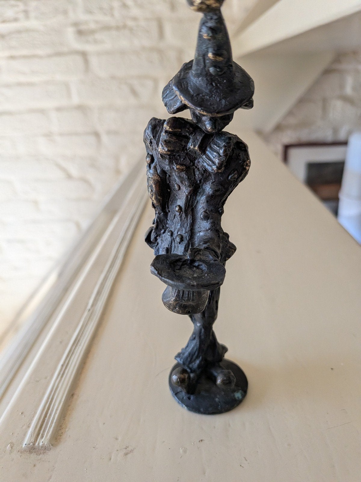 Bronzen beeldje van Clini clowns Artihove Corrie Ammerlaan, Minder dan 20 cm, Ophalen of Verzenden, Beeld, Europa