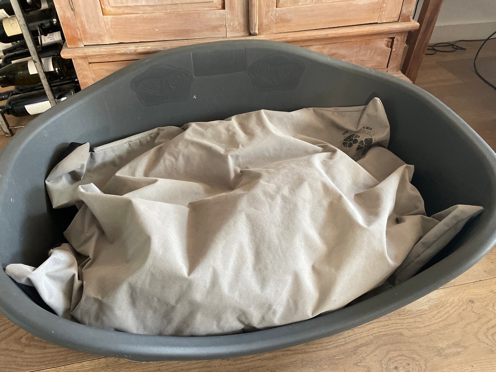 Hondenmand plus kussen, Ophalen, Gebruikt, Overige