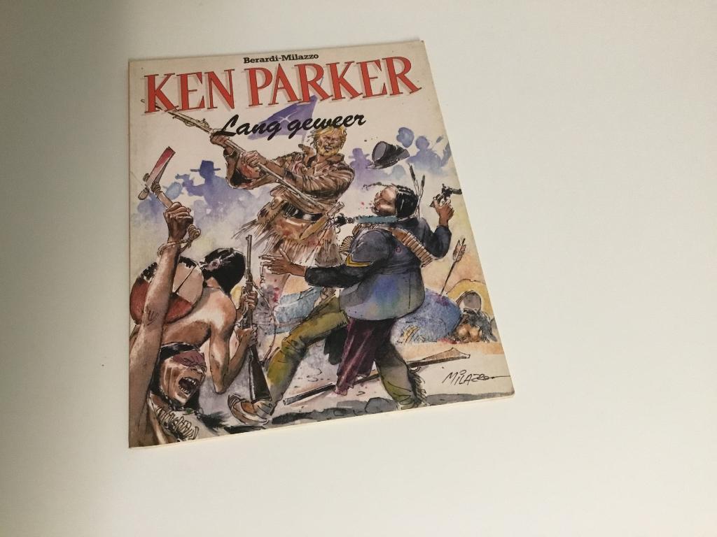 Western stripboek KEN PARKER “Lang geweer”, Eén stripboek, Ophalen of Verzenden, Gelezen