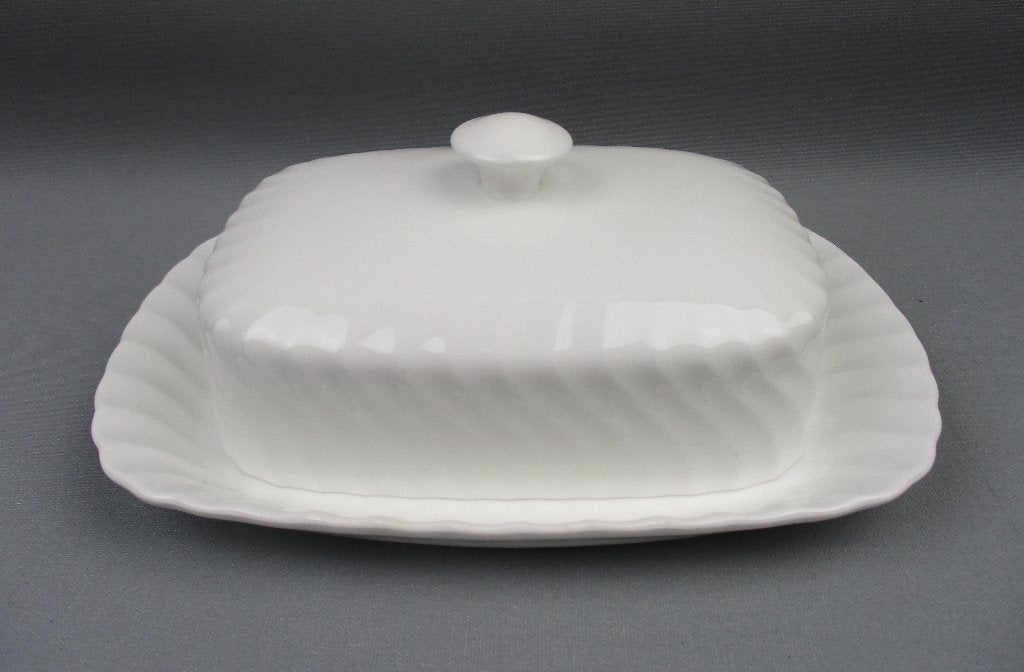 Botervloot Wedgwood Bone China wit, Ophalen of Verzenden