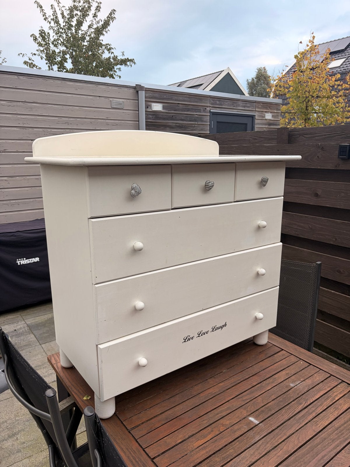 Gratis af te halen: Witte commode / ladekast, Ophalen, Gebruikt, Commode