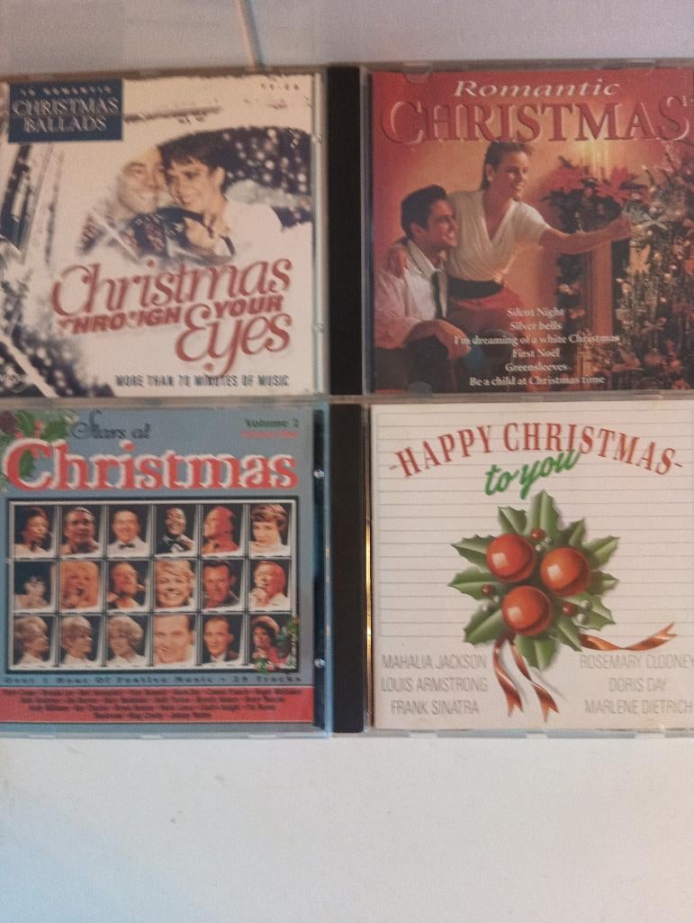 Pakket 4 Kerst CD’s  Wham!, Bon Jovi, Bing Crosby, Chris Rea, Diversen, Kerst, Ophalen of Verzenden, Zo goed als nieuw