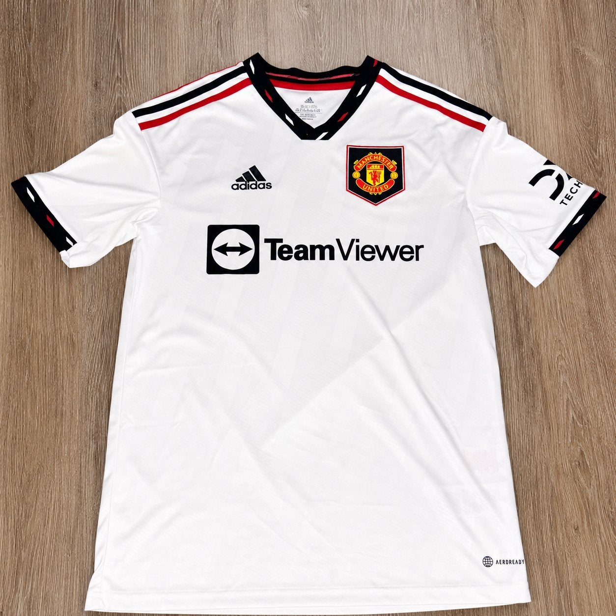 Manchester United Uitshirt 2022/23 - Maat 176, Ophalen of Verzenden, Zo goed als nieuw, Shirt