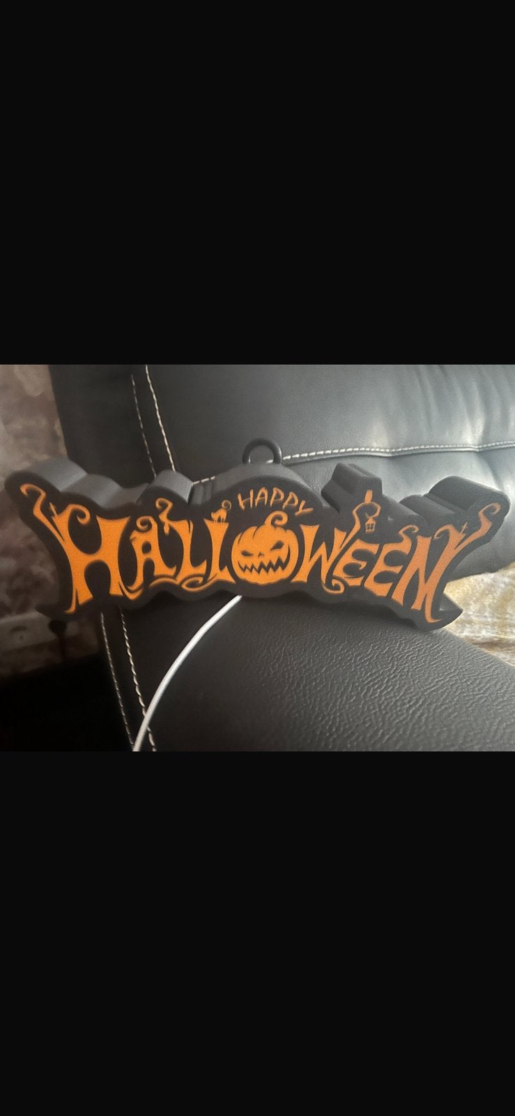 Halloween lichtbak, Huis en Inrichting, Woonaccessoires | Wanddecoraties, Ophalen of Verzenden, Zo goed als nieuw