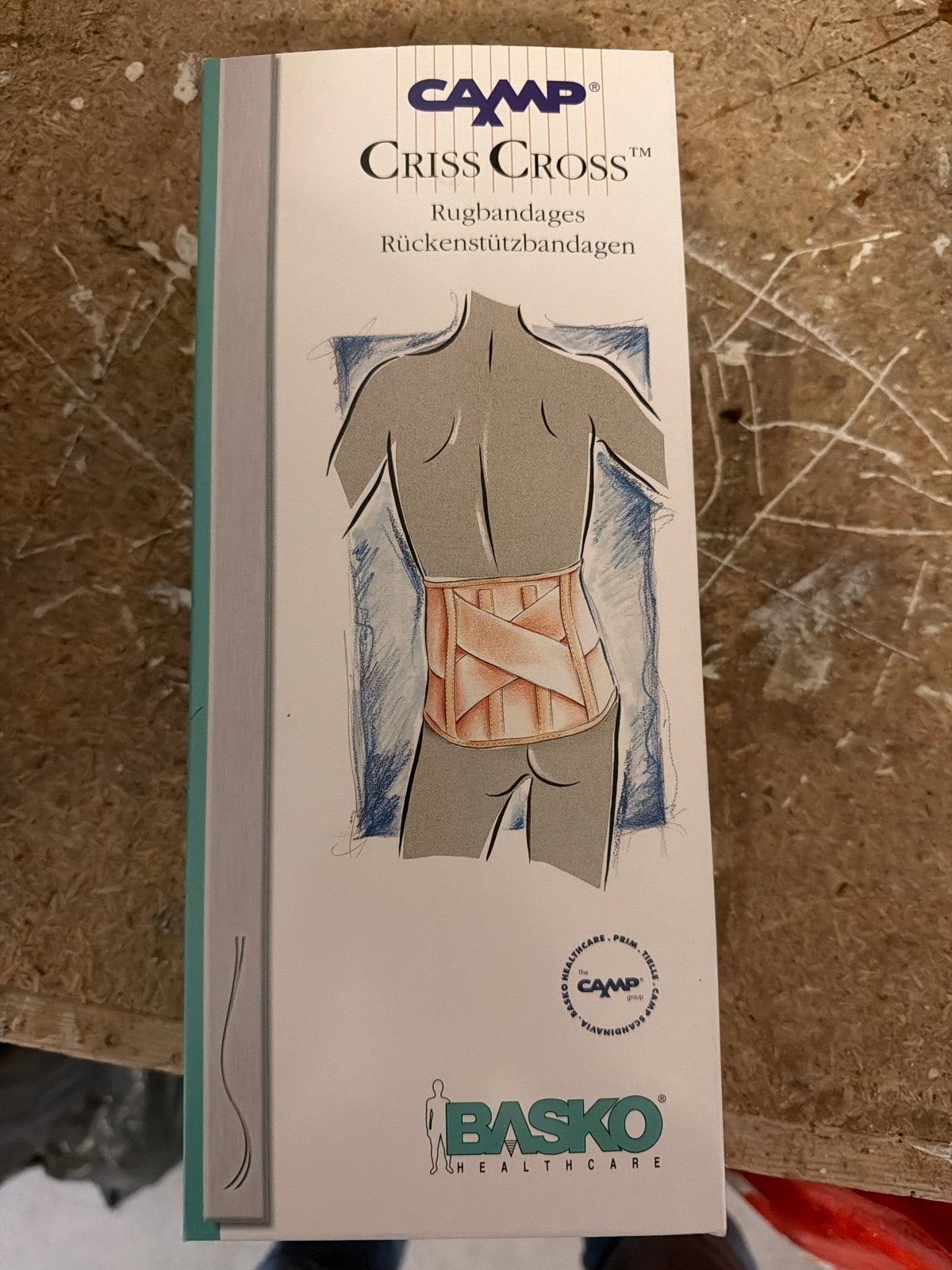 Basko Camp Criss Cross rugbandage, 3 banden, Diversen, Ophalen of Verzenden, Nieuw