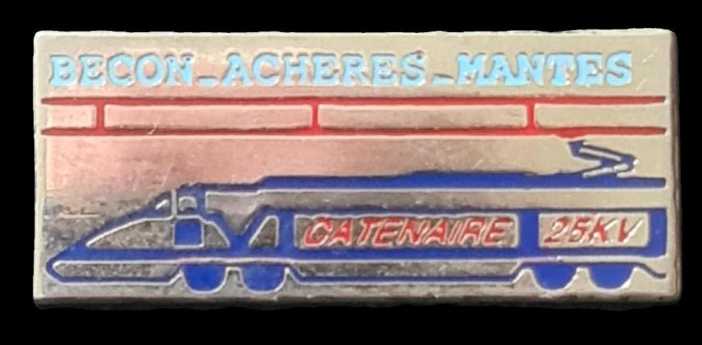 TGV Begon-Acherer-Mantes pin, Verzenden, Nieuw, Transport, Speldje of Pin
