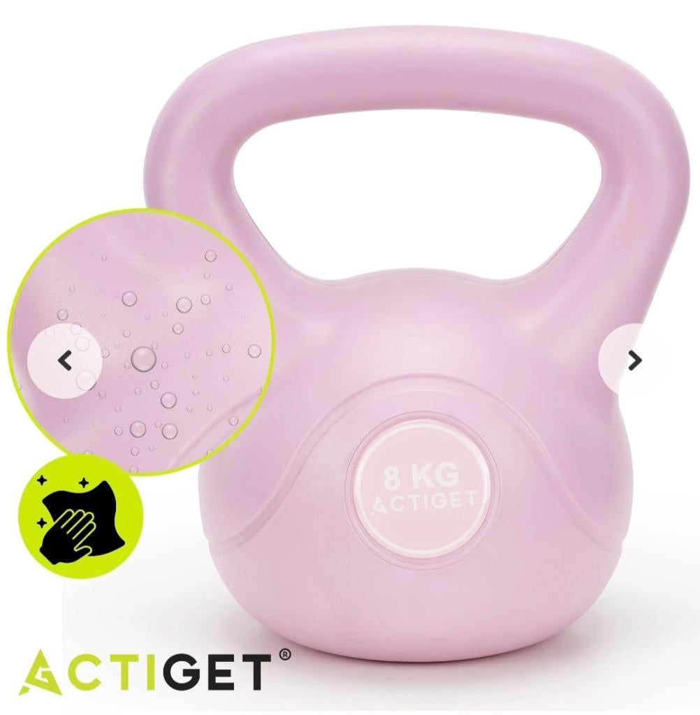 Kettlebell 8kg, Sport en Fitness, Fitnessmaterialen, Ophalen, Zo goed als nieuw, Benen, Kettlebell