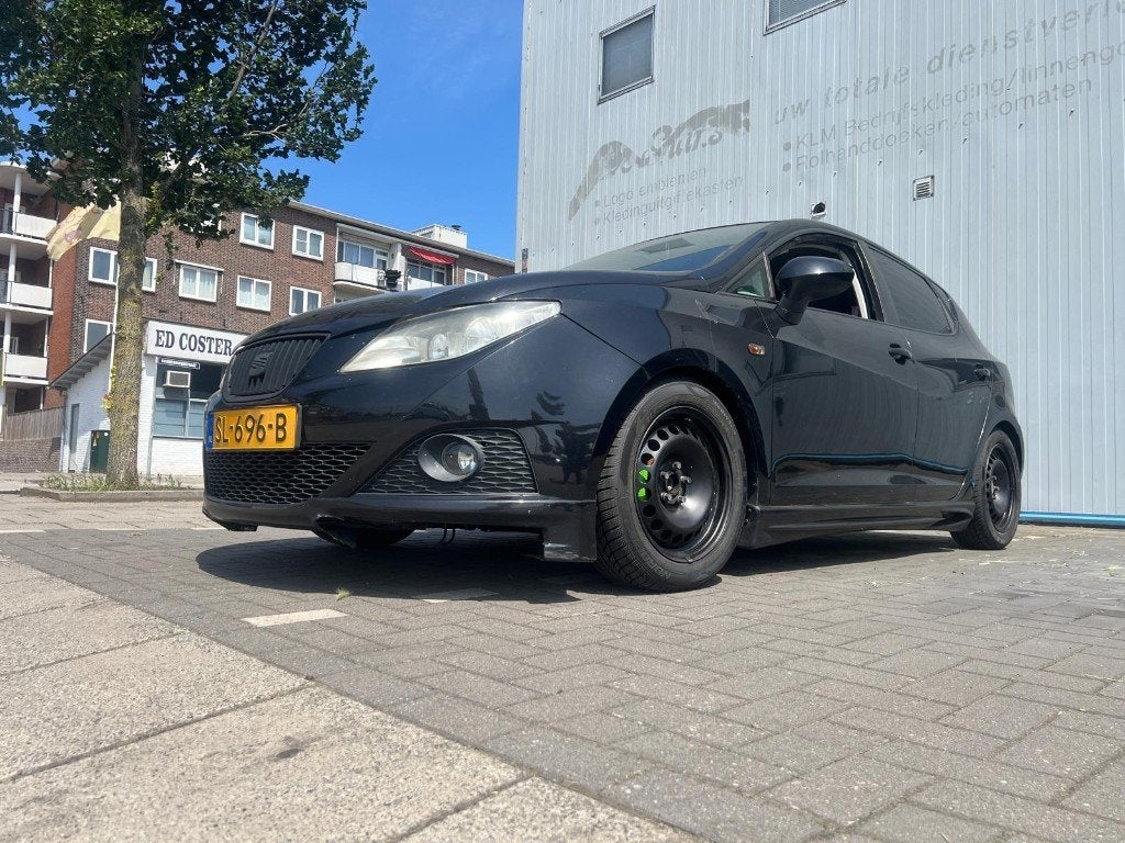 Seat Ibiza 1.4 Cupra 5DRS 2008 Zwart, Auto's, Seat, Voorwielaandrijving, Euro 5, Stof, 40 €/maand