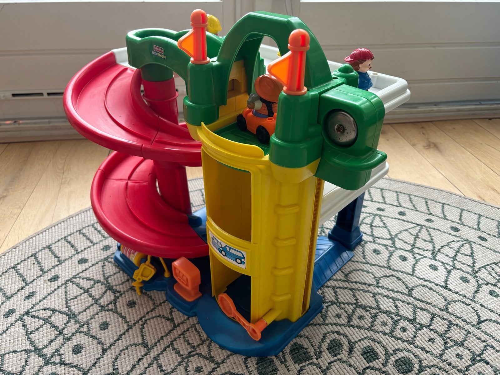 Fisher-Price Little People Garage Speelset met Geluid, Ophalen, Gebruikt, Speelset, Met geluid