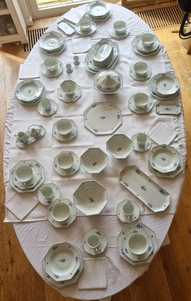 Royal Limoges "a La Brindille" servies, Ophalen of Verzenden, Zo goed als nieuw, Porselein, Overige stijlen