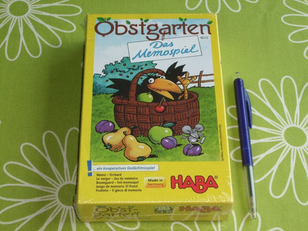 Nieuw in seal: Obst garten - Das Memo spiel (Boomgaard), Een of twee spelers, Ophalen of Verzenden, Nieuw, HABA