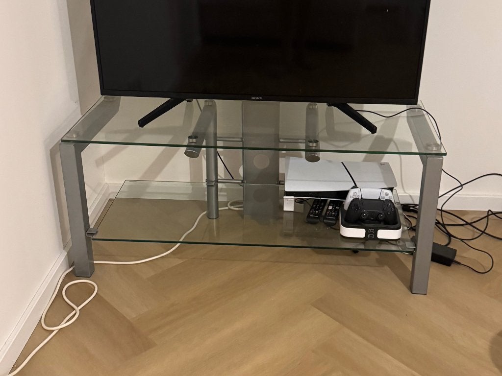 Tv-meubel, Ophalen, Gebruikt, Glas, Minder dan 100 cm