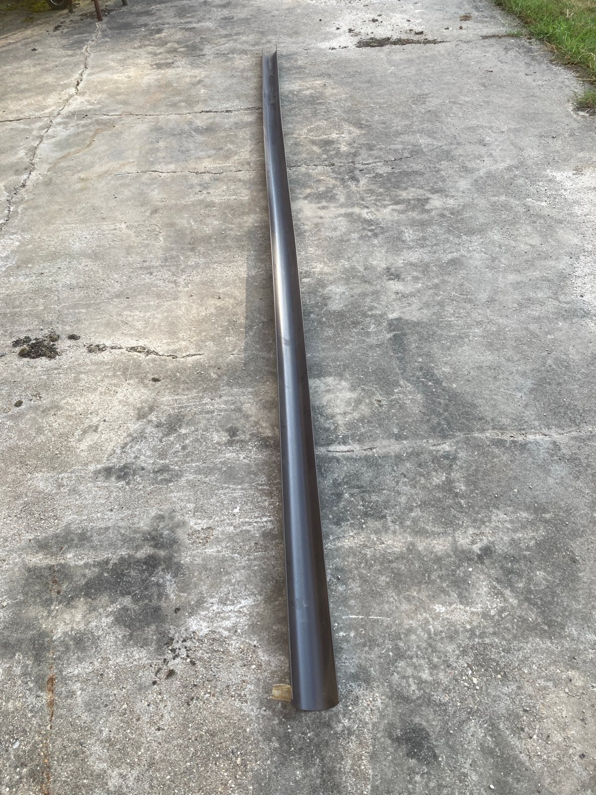 Mastgoot 105 mm L400 PVC - Zo goed als nieuw, Doe-het-zelf en Verbouw, Buizen en Afvoer, Pvc, 2 tot 4 meter, Ophalen of Verzenden