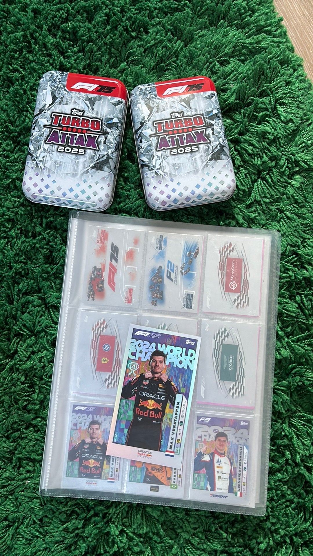 Topps F1 plaatjes map + twee doosjes, Ophalen of Verzenden, Zo goed als nieuw