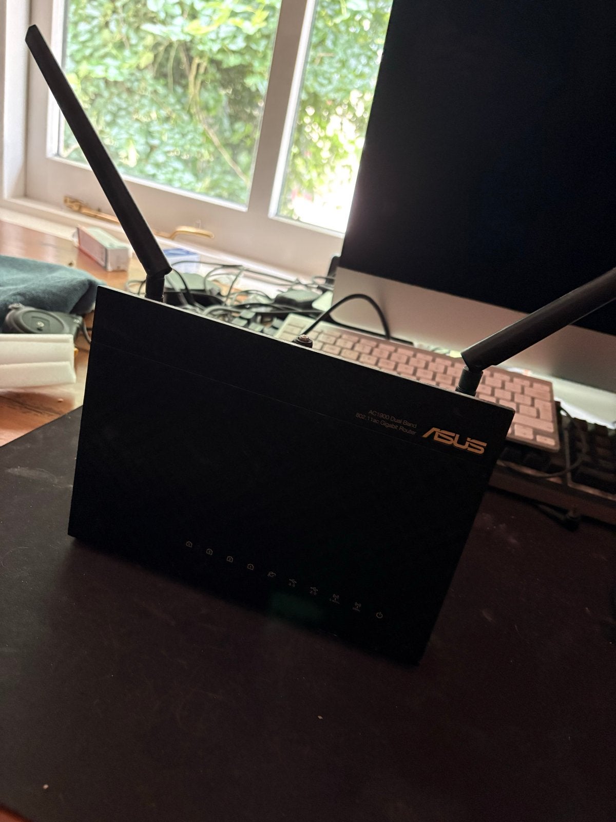 ASUS AC1900 Dual Band Router (RT-AC68U), Computers en Software, Routers en Modems, Ophalen, Gebruikt, Router