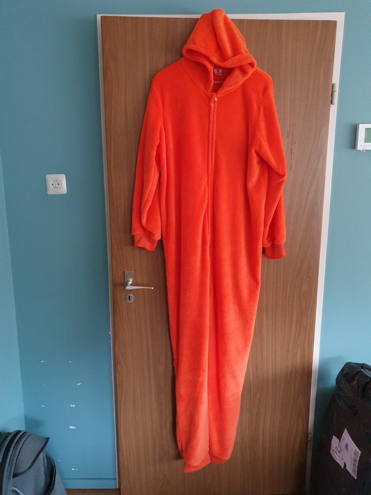 Oranje HEMA Onesie  WK voetbal - Maat L, Kleding | Dames, Jumpsuits, Maat 42/44 (L), Oranje, Ophalen of Verzenden, Zo goed als nieuw