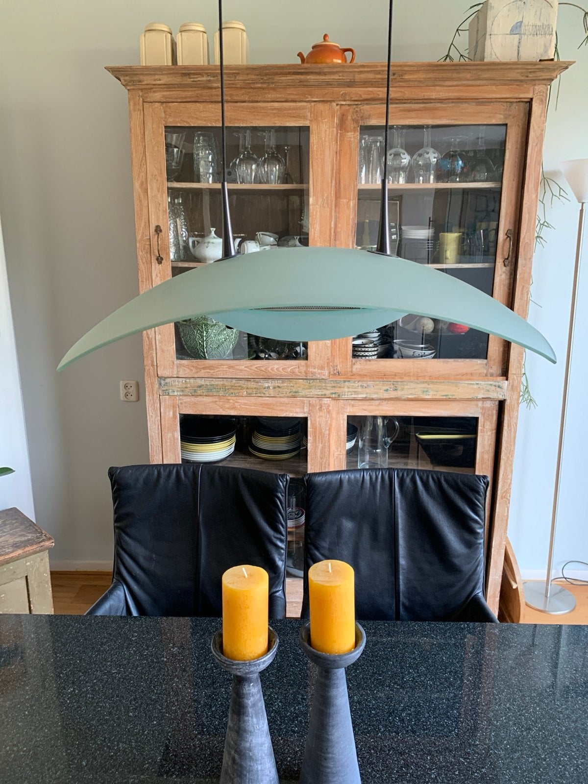 Design hanglamp - Melkglas - Modern Tom Kater, Ophalen of Verzenden, Zo goed als nieuw, Glas