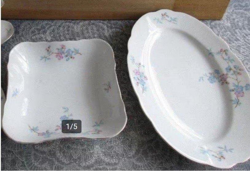 vintage schalen met pastel bloemen à 2,00, Huis en Inrichting, Ophalen of Verzenden, Overige stijlen, Porselein, Schaal of Schalen