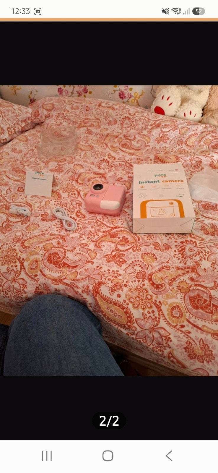 Pera Instant Camera - Roze Digitale Camera voor Kinderen, Audio, Tv en Foto, Fotocamera's Digitaal, Compact, Ophalen of Verzenden