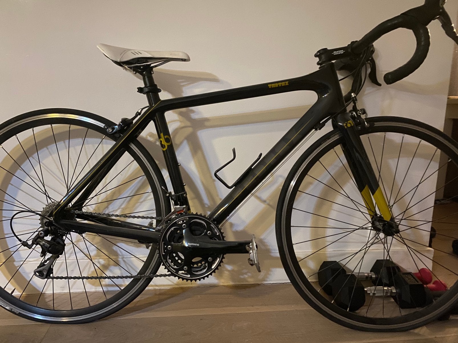 THRTSX 36 carbon racefiets - S/XS Framemaat 49 Shimano 105, Carbon, Velgrem, 49 tot 53 cm, Zo goed als nieuw