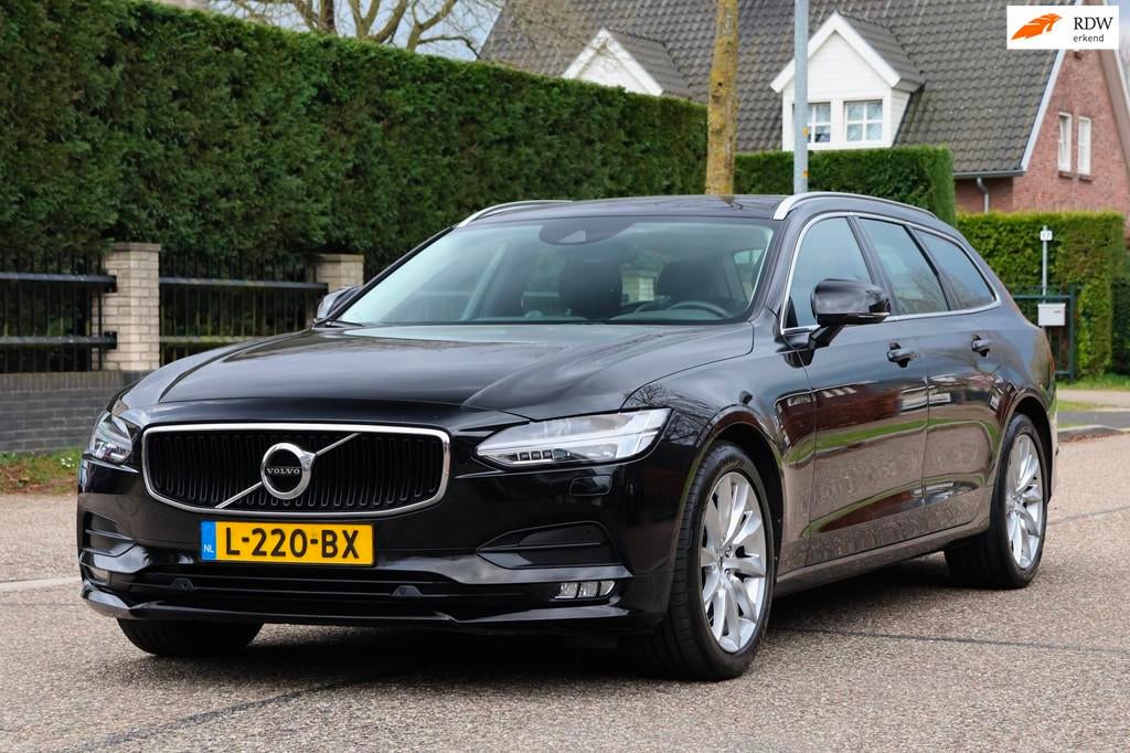 Volvo V90 2.0 T5 Inscription | NAVI | B&W | CLIMA | CRUISE |, Auto's, Volvo, 15 km/l, Euro 6, Zwart, Leder