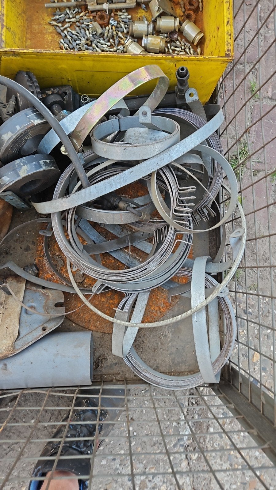 Partij slangklemmen/beugels, Ophalen of Verzenden