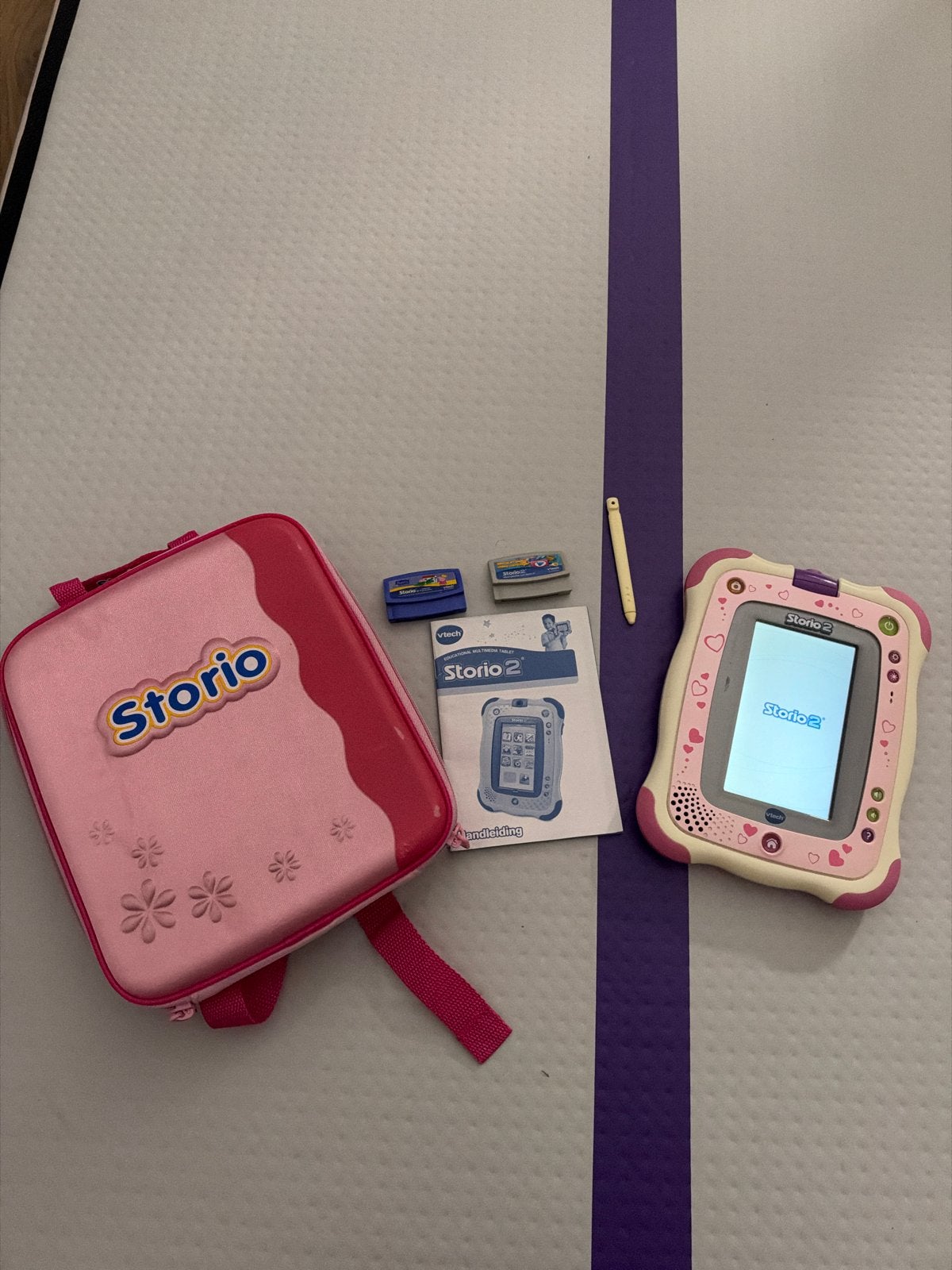 VTech Storio 2 Roze met hoes en spelletjes, Ophalen of Verzenden, Zo goed als nieuw, 2 tot 4 jaar