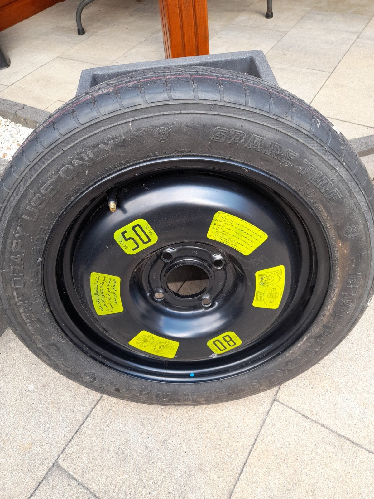 4 gaats band citroen C3, Ophalen