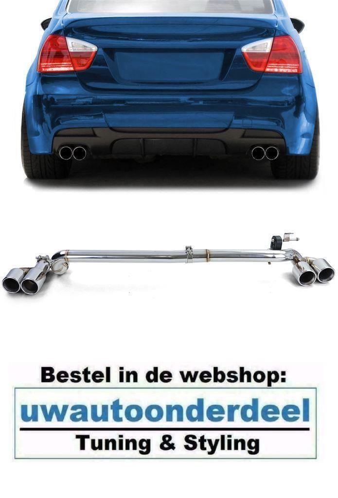 4 x Uitlaat Sierstuk M Pakket Diffuser Voor Bmw 3 serie E90, Auto diversen, Tuning en Styling, Verzenden, Automotive Parts, A.parts@hotmail.nl