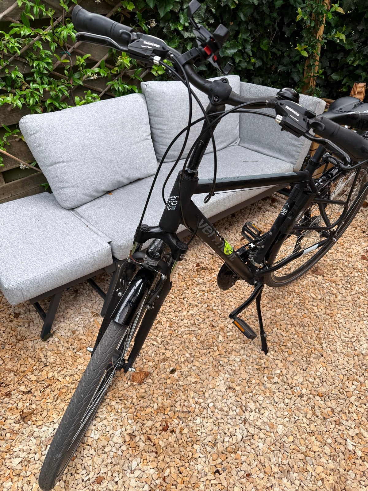 Vermont Bikes Germany Herenfiets - Zwart, Zo goed als nieuw, Velgrem, Versnellingen, Zo goed als nieuw, 53 tot 57 cm