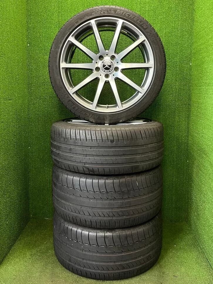 Originele 19 inch Mercedes AMG velgen banden E-klasse W213, Auto-onderdelen, Banden en Velgen, 19 inch, -, -, Banden en Velgen