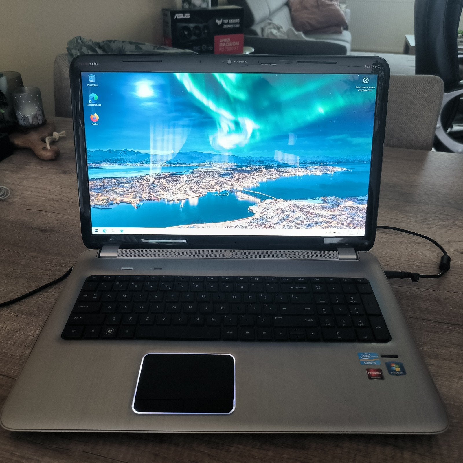 HP laptop DV7 i5, Computers en Software, Ophalen, Gebruikt, 2 tot 3 Ghz, 8 GB