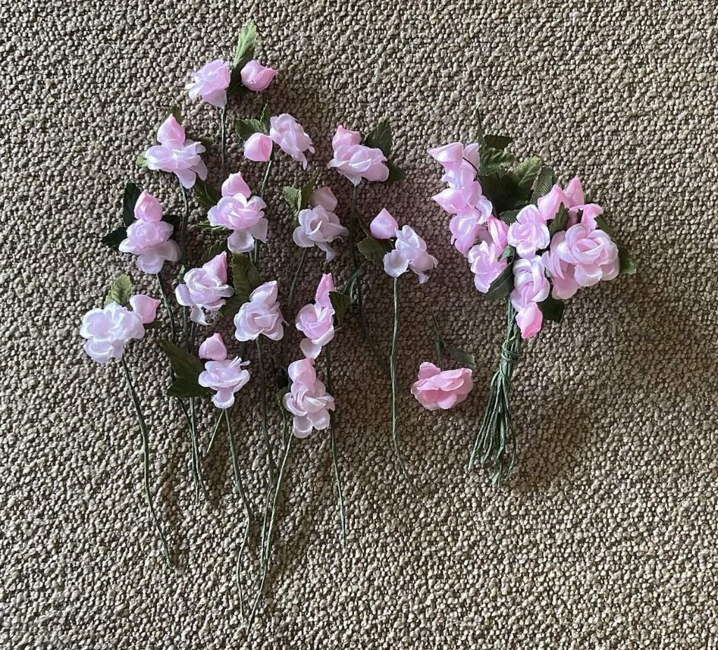 Cadeau roosjes roze, Ophalen of Verzenden, Nieuw, Versiering, Verjaardag