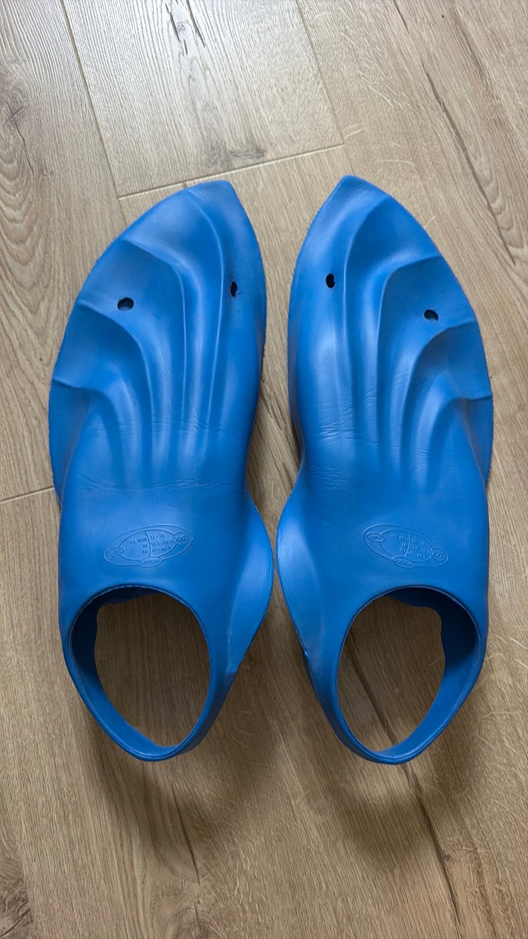 Zwemvinnen / zwemvliezen/ flippers mt XXL, Ophalen of Verzenden, Zo goed als nieuw, Snorkelvinnen