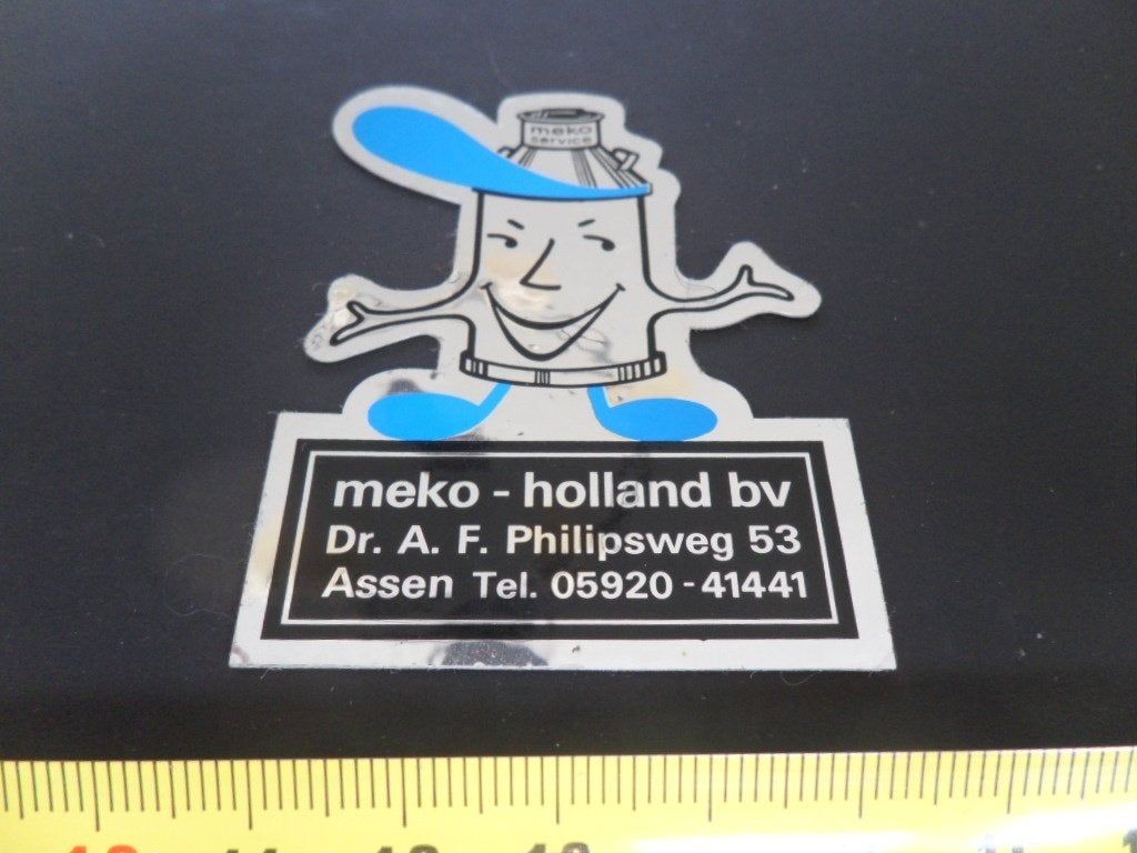 sticker folie MEKO holland bv assen, Ophalen, Zo goed als nieuw