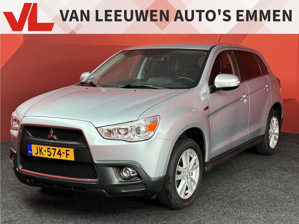 Mitsubishi ASX 1.6 Instyle ClearTec | Clima | Cruise | Trekh, Auto's, Mitsubishi, Voorwielaandrijving, Euro 5, Gebruikt, Zwart