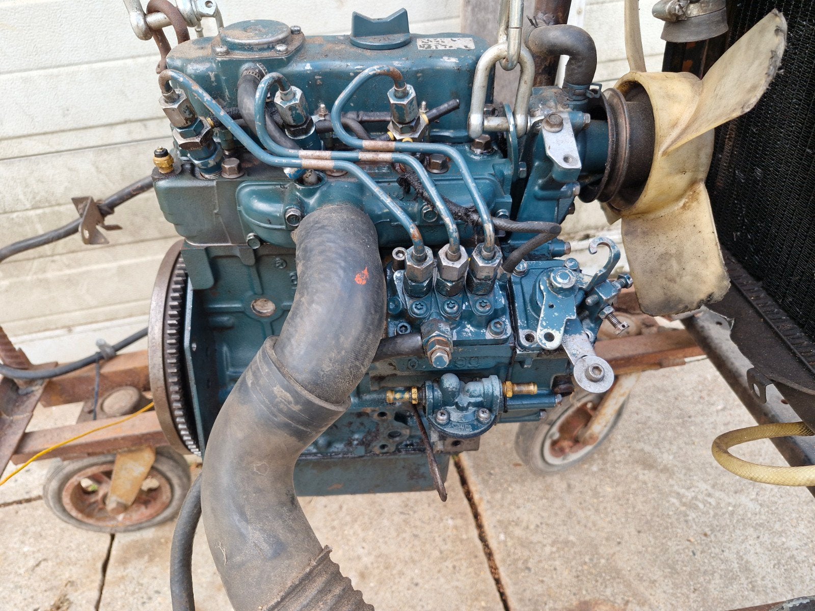 Kubota D722 voor opknap, Ophalen, Gebruikt, Dieselmotor, 1800 rpm of meer