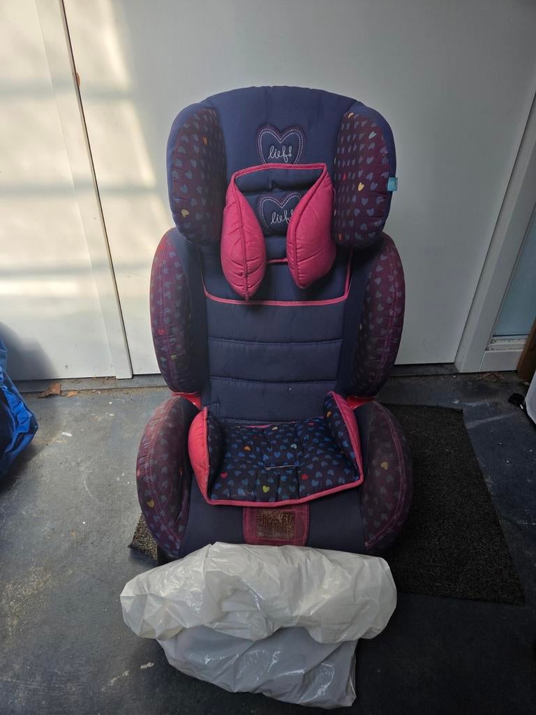 Lief autostoel -, Kinderen en Baby's, Autostoeltjes, Gebruikt, Overige merken, 9 t/m 36 kg, Autogordel, Verstelbare rugleuning